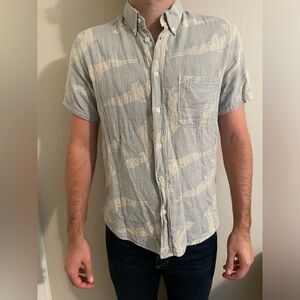 Light blue Hawaiian shirt